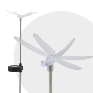 Garden of Eden - RGB LED-es szolár lámpa szitakötő - 11393B