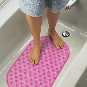Fürdőszobai csúszásgátló 68 x 37,5 cm rózsaszín - 57361RD