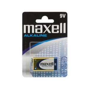 Maxell 9V-os elem E • 6LR61 Alkaline • 9V - 18724
