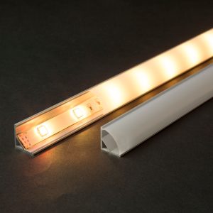 PHENOM LED aluminium íves sarok profil sín 1000 x 16 x 16 mm - 41012A1