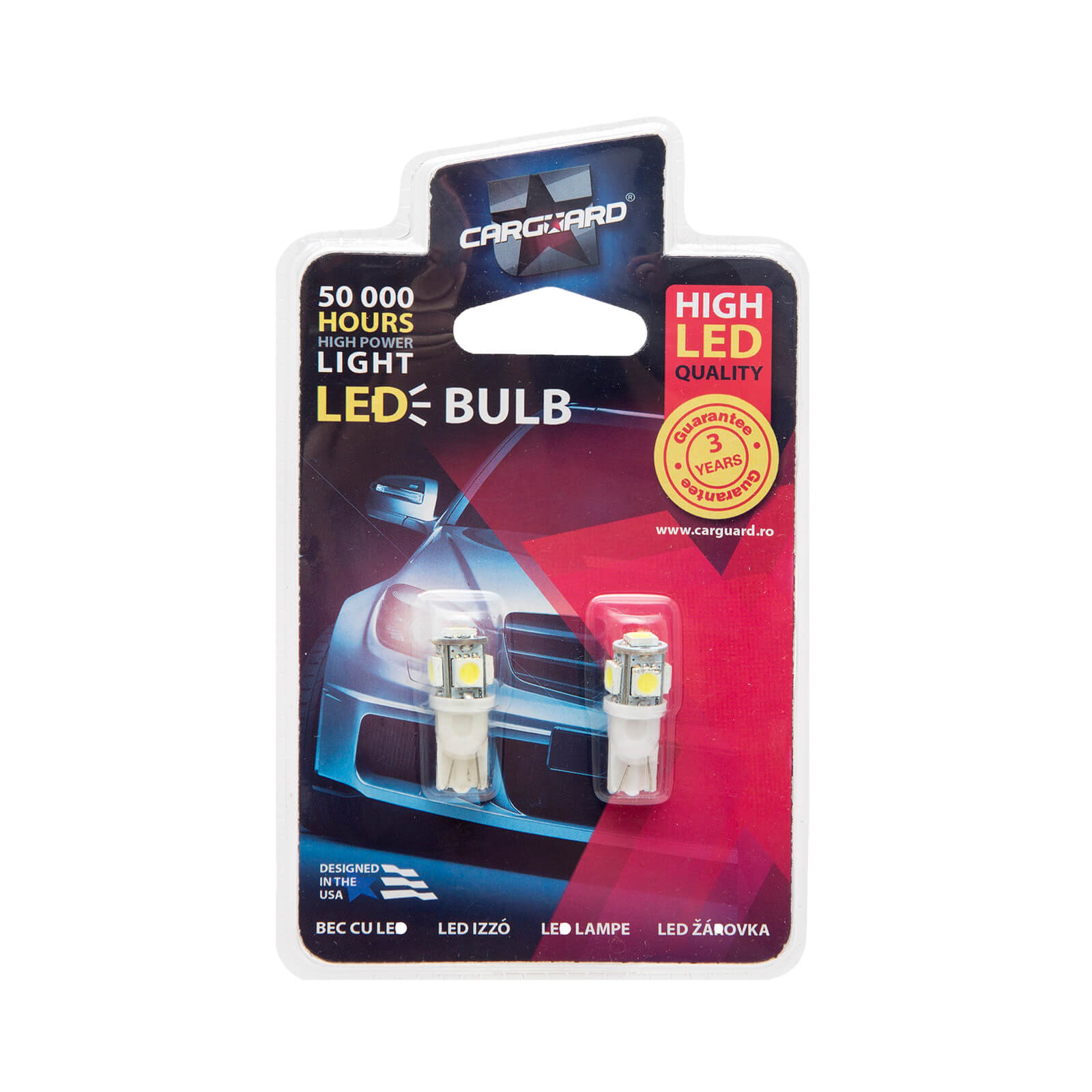 Carguard LED izzó CLD006 - T10 - 1,25 W - 50973