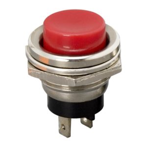 Nyomógomb 1 áramkör 2 A - 250 V - 5 db / csomag - 09065PI
