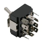 Karos kapcsoló 4 áramkör 10A - 250V - előlappal - 2 db / csomag - 09087