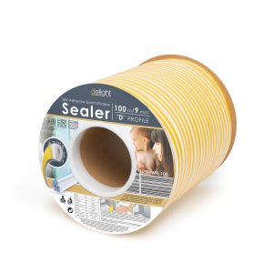 Delight 11597WH-100 Öntapadós ajtó- ablakszigetelő "P" profil