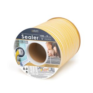 Delight 11599WH-100 Öntapadós ajtó- ablakszigetelő "D" profil