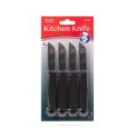 Family Konyhai kés - fekete - 4 db - 56310A
