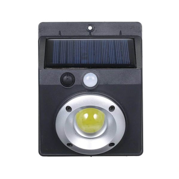 Napelemes mozgásérzékelős mini LED lámpa, falra szerelhető GZ64134