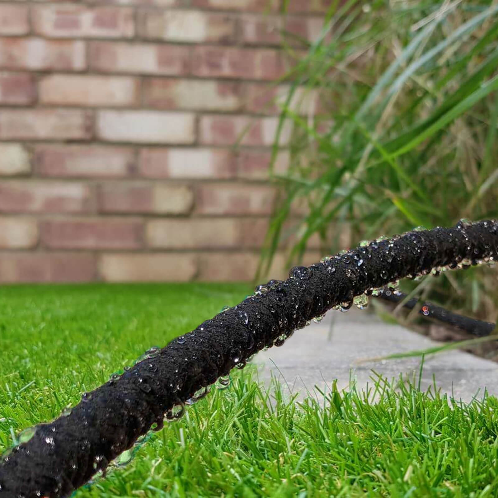 Garden of Eden Gyöngyözőcső gyorscsatlakozókkal, 20 m - fekete - 11349