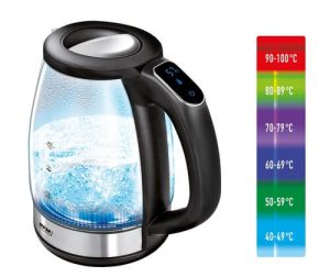 MPM Vízforraló 1,7L színváltó LED világitással és hőfokszabályzóval - MCZ-100