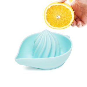 Szilikon citromfacsaró - kék - 14 x 10 x 6 cm - 57517BL