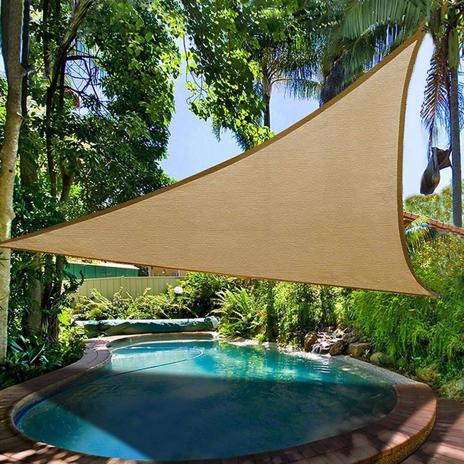 Napvitorla - 2 x 2 x 2 m - bézs - 11562A