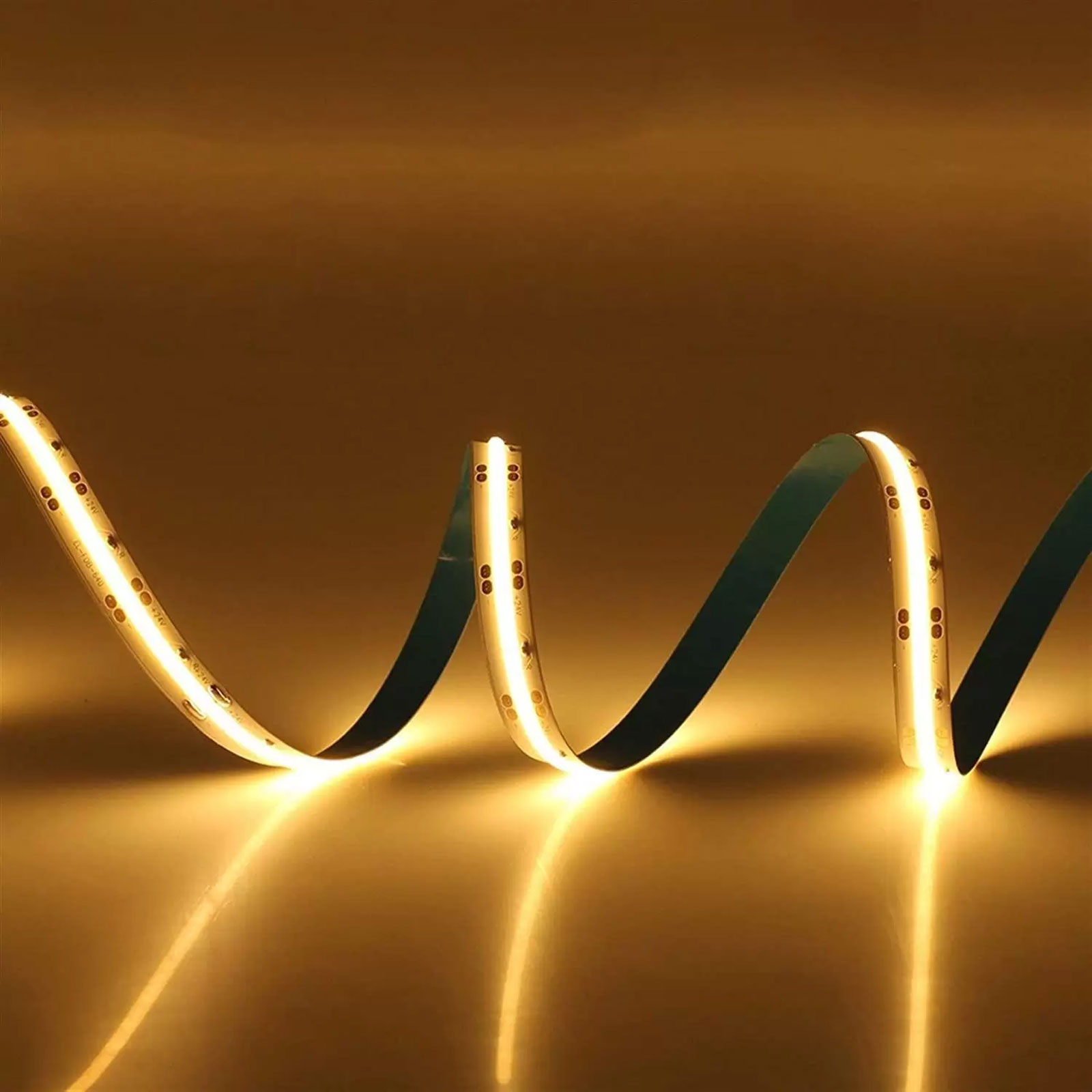 WCOB LED szalag - melegfehér - 24V - 11W/m - 312 LED/méter - 10 55858W m / csomag -  55858